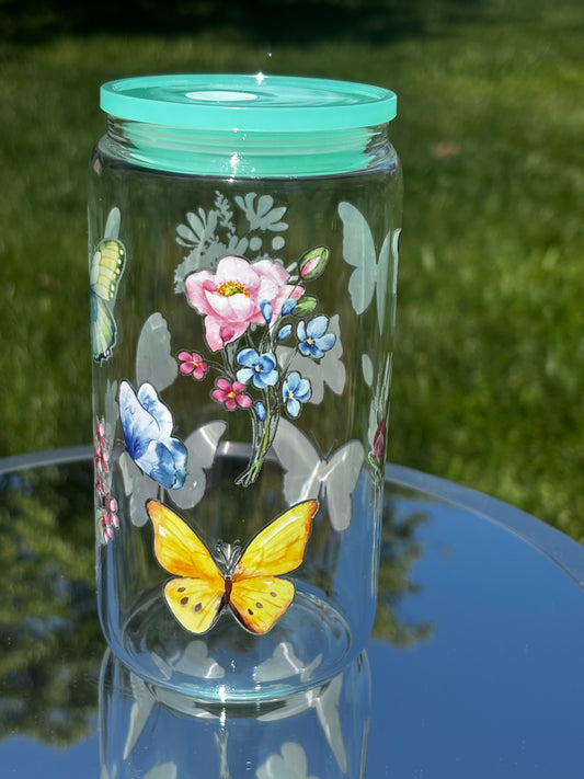 Iced Coffee Butterfly cup 1